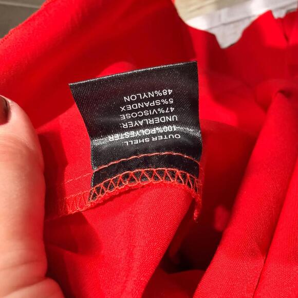 Voodoo Vixen Better Bella Red and Black Lace Overlay Dress Women's S 50’s Retro - Picture 5 of 7